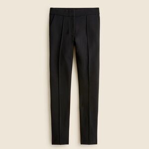 NWT J. Crew Skinny Trouser In Italian Ponte For Women Size 0 Black Pull-on